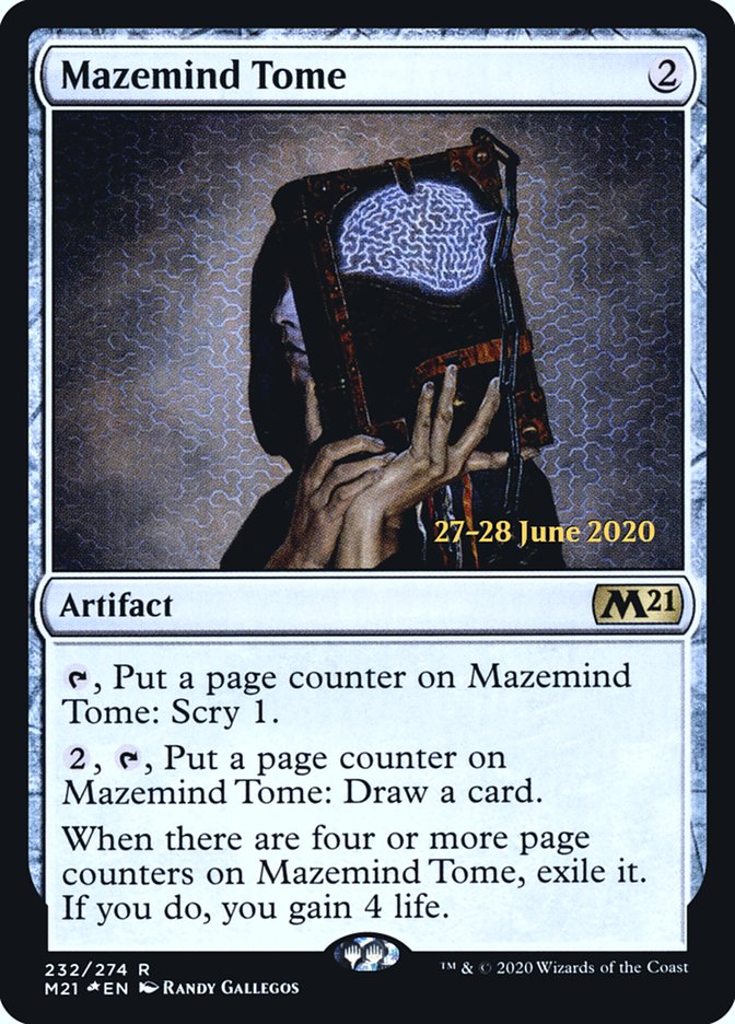 Mazemind Tome  [Core Set 2021 Prerelease Promos] | Card Citadel