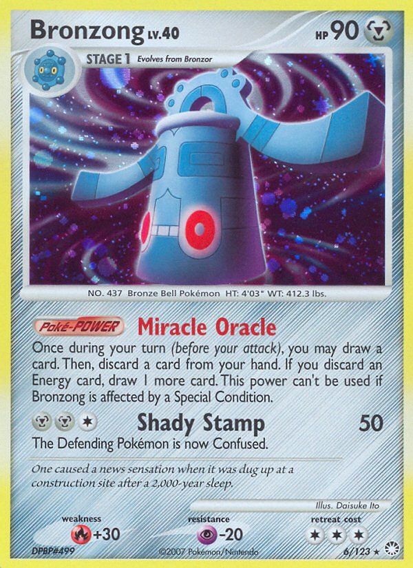 Bronzong (6/123) [Diamond & Pearl: Mysterious Treasures] | Card Citadel