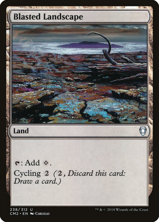 Blasted Landscape [Commander Anthology Volume II] | Card Citadel