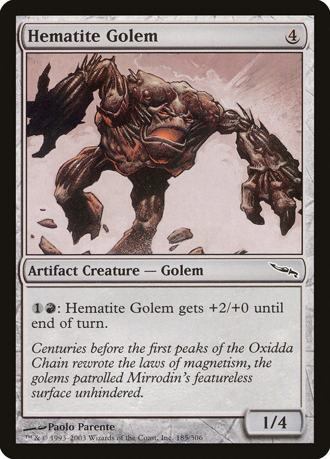 Hematite Golem [Mirrodin] | Card Citadel