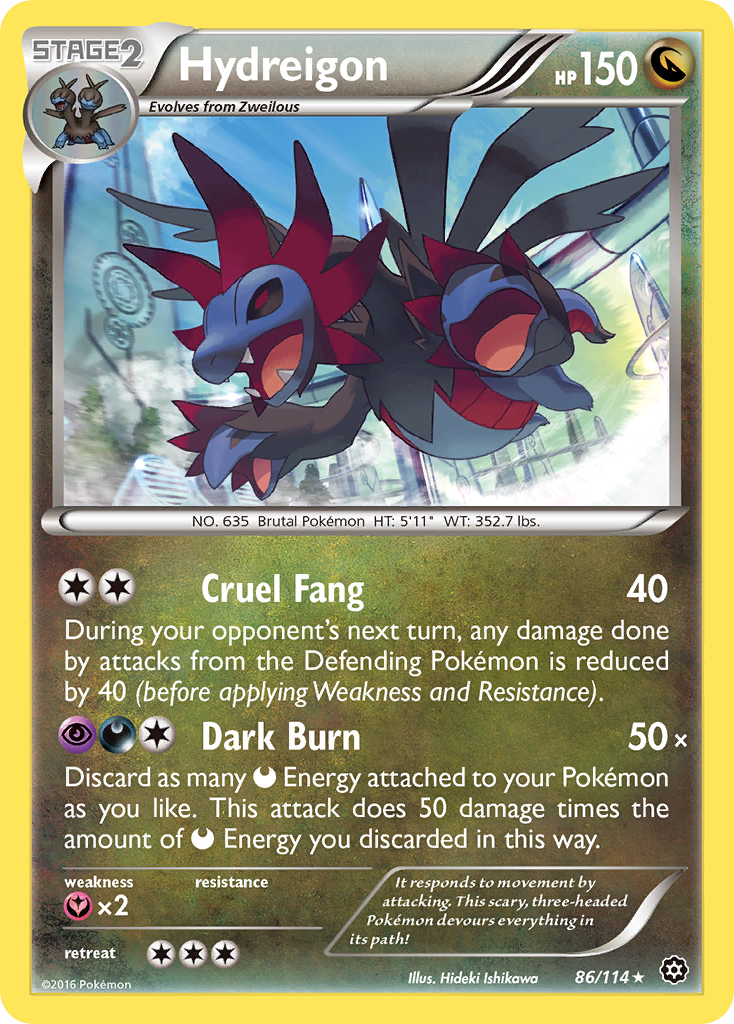 Hydreigon (86/114) [XY: Steam Siege] | Card Citadel