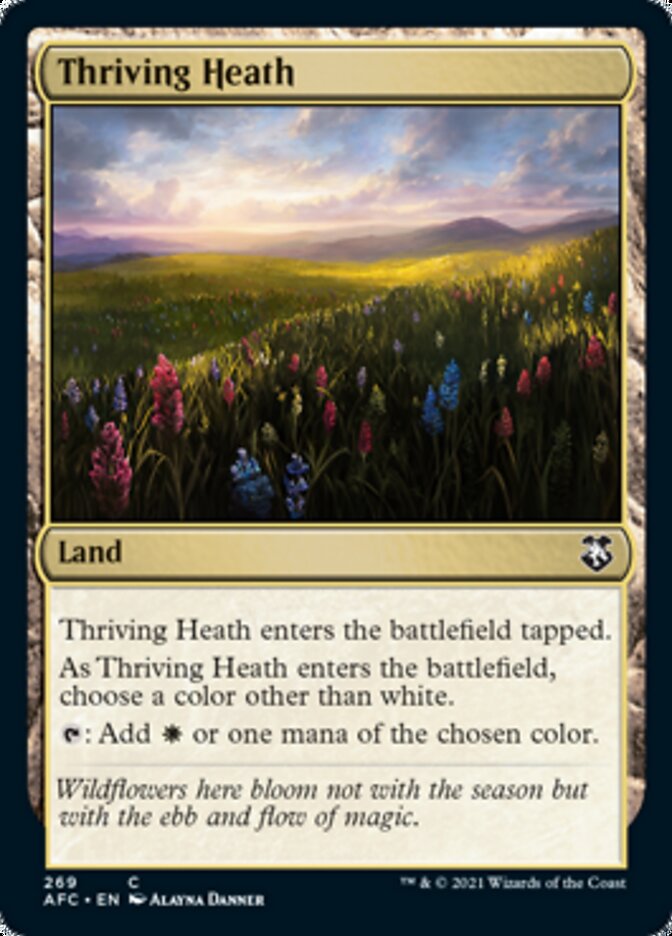 Thriving Heath [Dungeons & Dragons: Adventures in the Forgotten Realms Commander] | Card Citadel