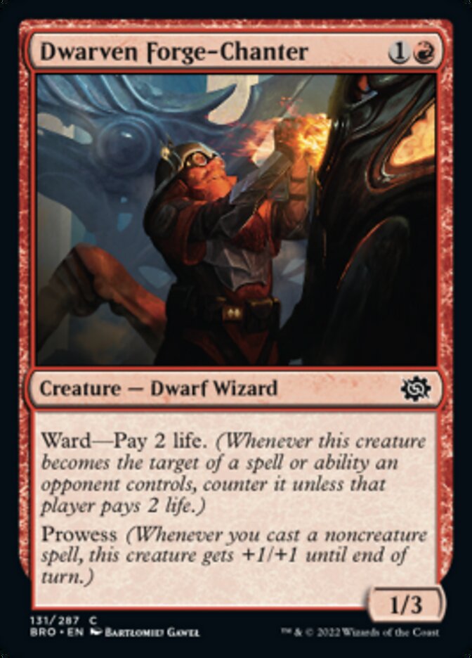 Dwarven Forge-Chanter [The Brothers' War] | Card Citadel