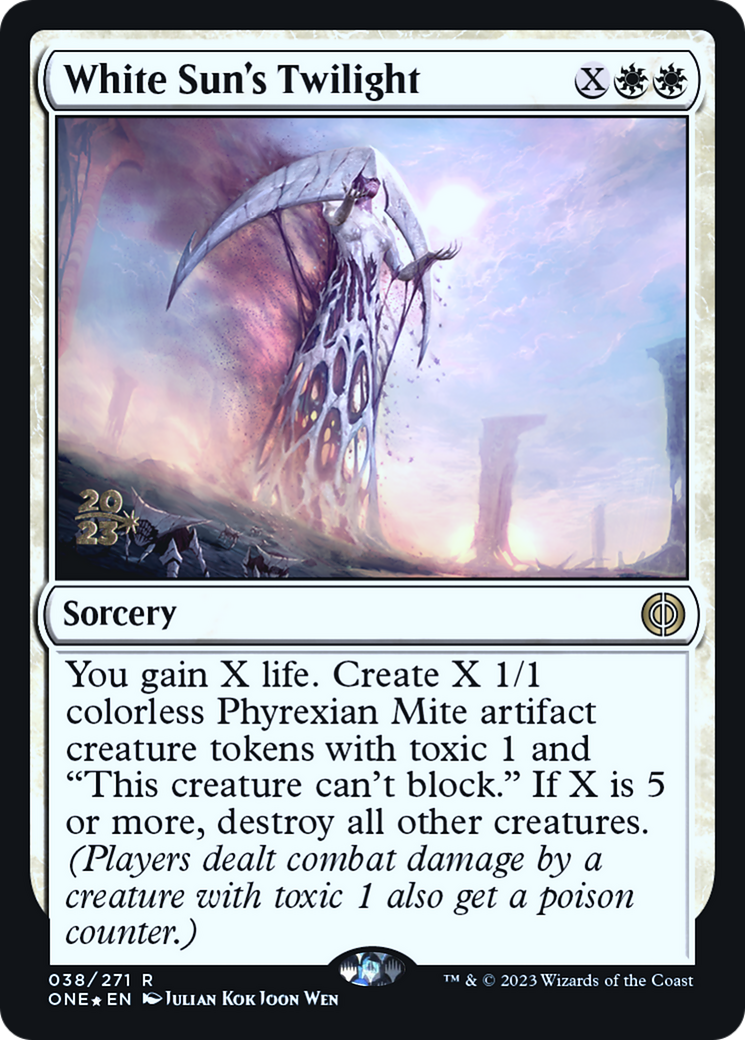 White Sun's Twilight [Phyrexia: All Will Be One Prerelease Promos] | Card Citadel