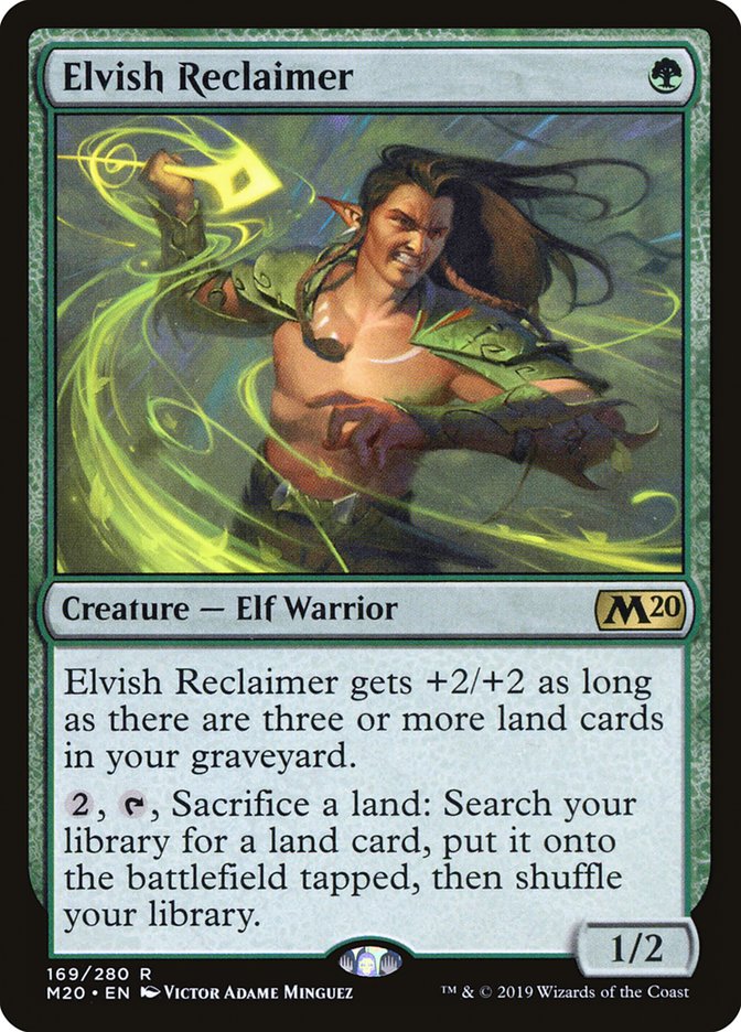 Elvish Reclaimer [Core Set 2020] | Card Citadel