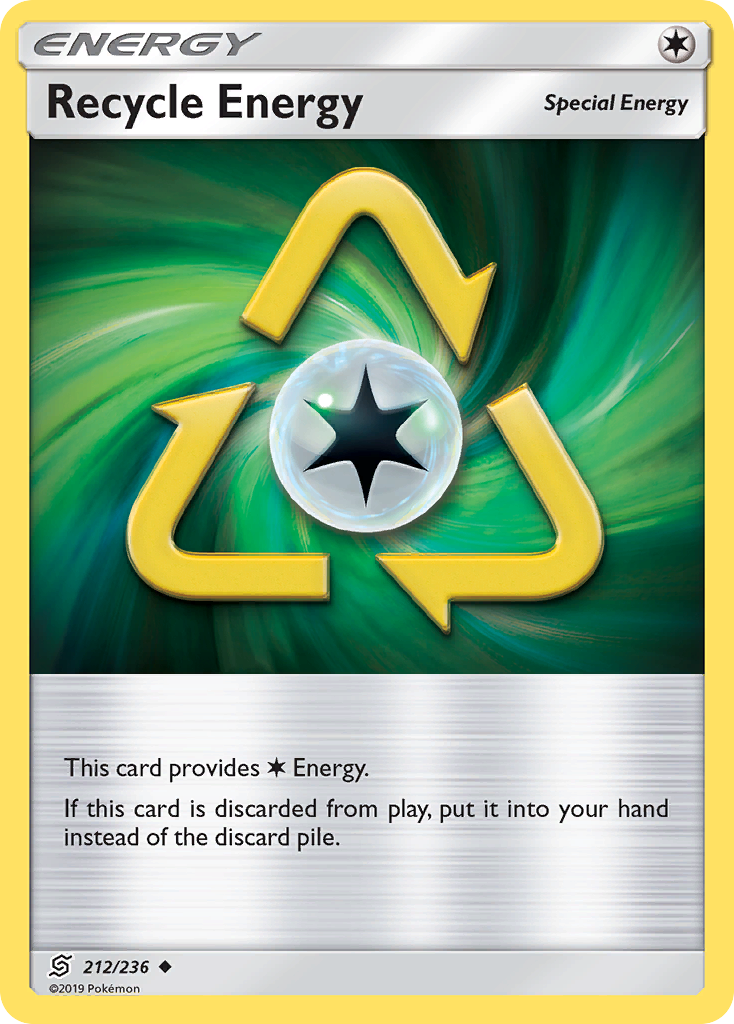 Recycle Energy (212/236) [Sun & Moon: Unified Minds] | Card Citadel