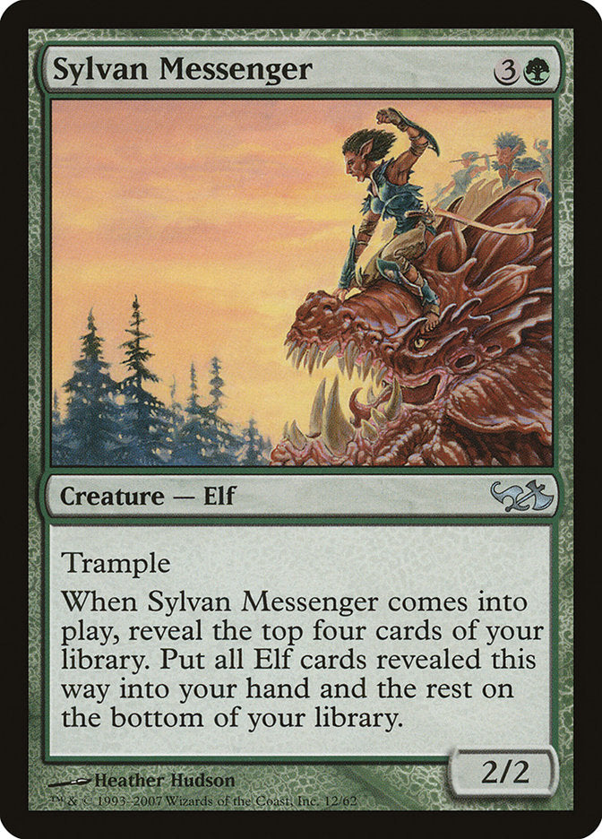 Sylvan Messenger [Duel Decks: Elves vs. Goblins] | Card Citadel