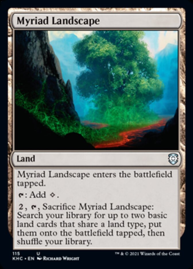 Myriad Landscape [Kaldheim Commander] | Card Citadel