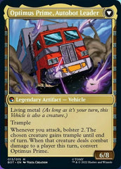 Optimus Prime, Hero // Optimus Prime, Autobot Leader [Universes Beyond: Transformers] | Card Citadel