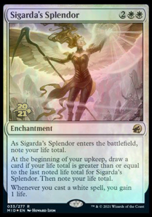 Sigarda's Splendor [Innistrad: Midnight Hunt Prerelease Promos] | Card Citadel