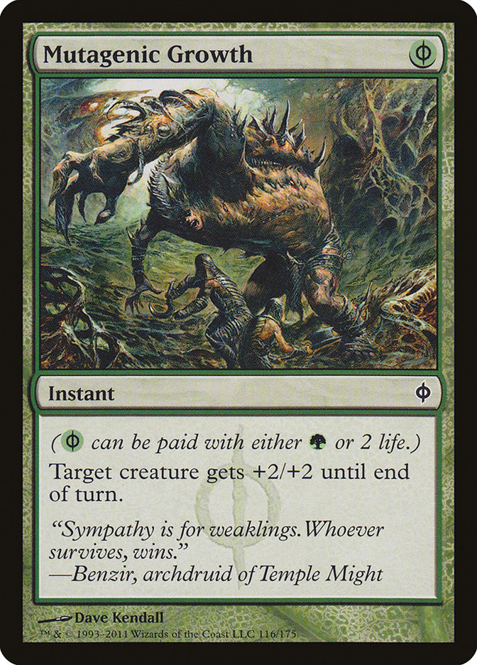 Mutagenic Growth [New Phyrexia] | Card Citadel