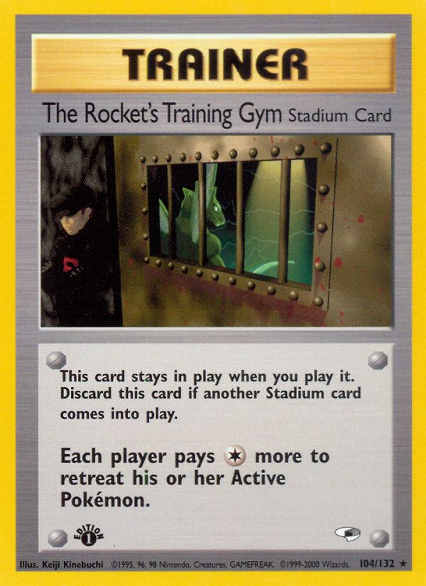 The Rocket's Training Gym (104/132) [Gym Heroes 1st Edition] | Card Citadel