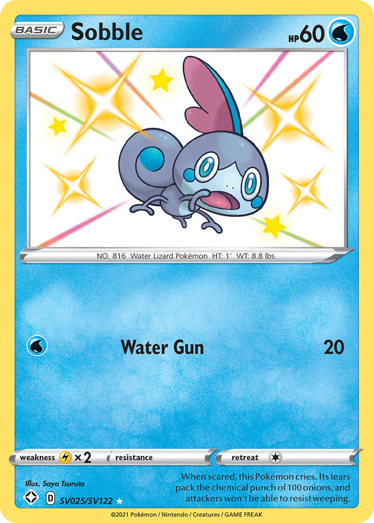 Sobble (SV025/SV122) [Sword & Shield: Shining Fates] | Card Citadel