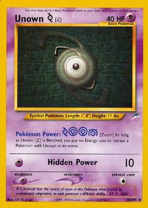 Unown [Z] (60/105) [Neo Destiny Unlimited] | Card Citadel