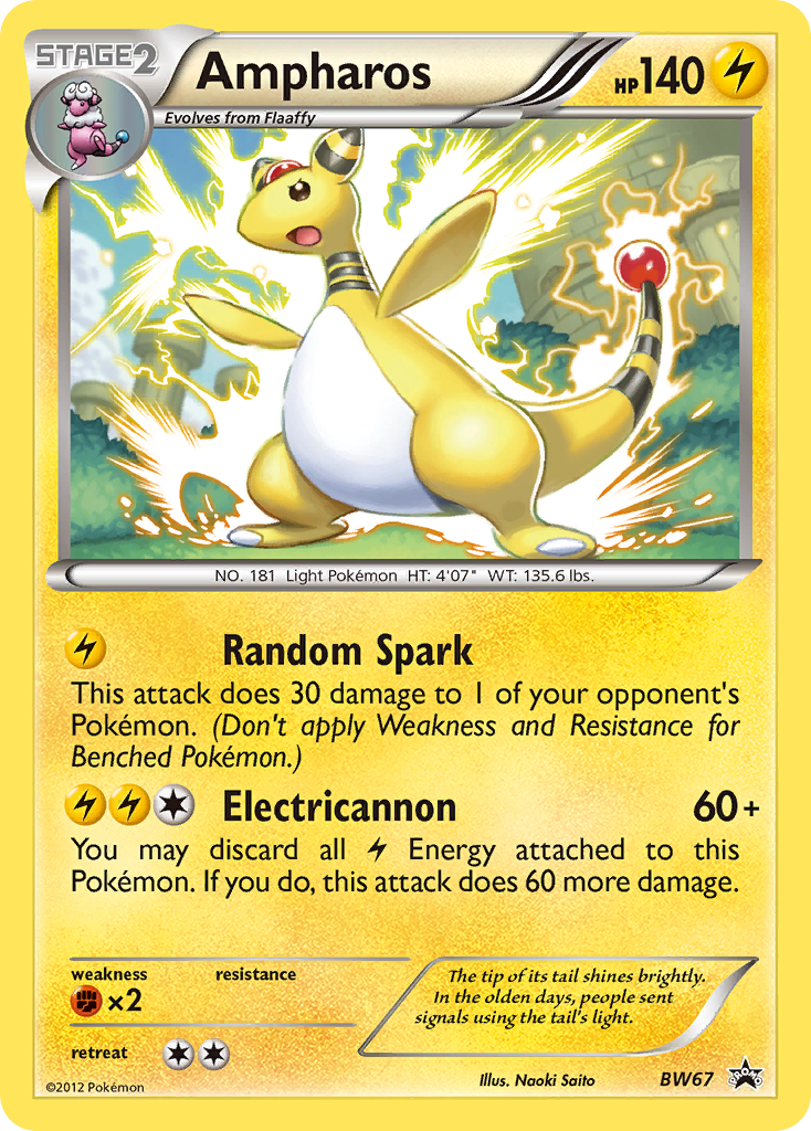 Ampharos (BW67) [Black & White: Black Star Promos] | Card Citadel