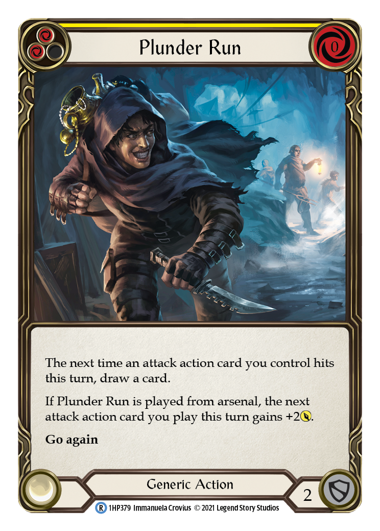 Plunder Run (Yellow) [1HP379] | Card Citadel