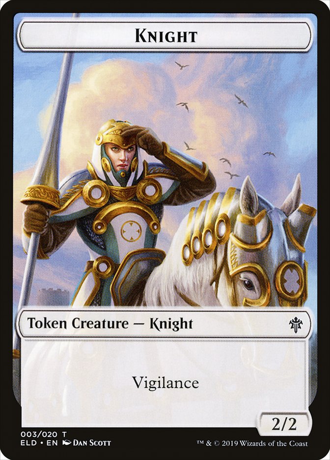 Knight [Throne of Eldraine Tokens] | Card Citadel