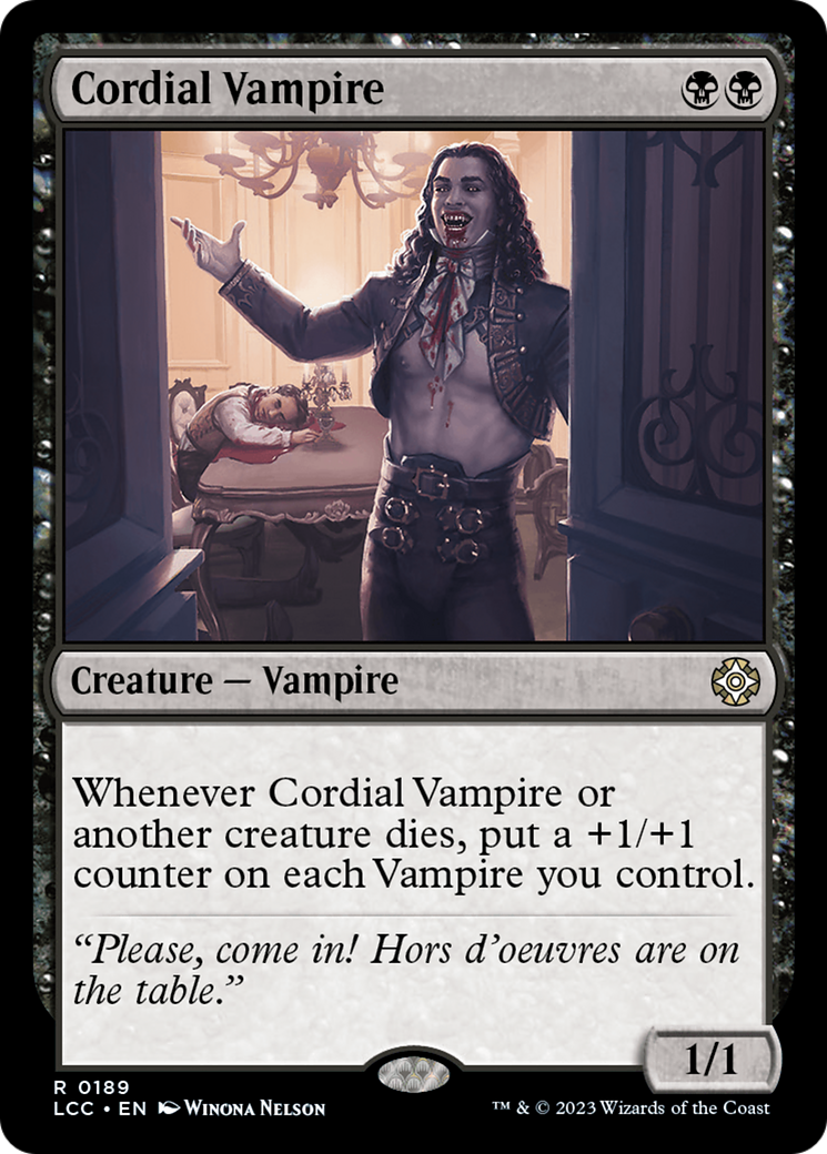 Cordial Vampire [The Lost Caverns of Ixalan Commander] | Card Citadel