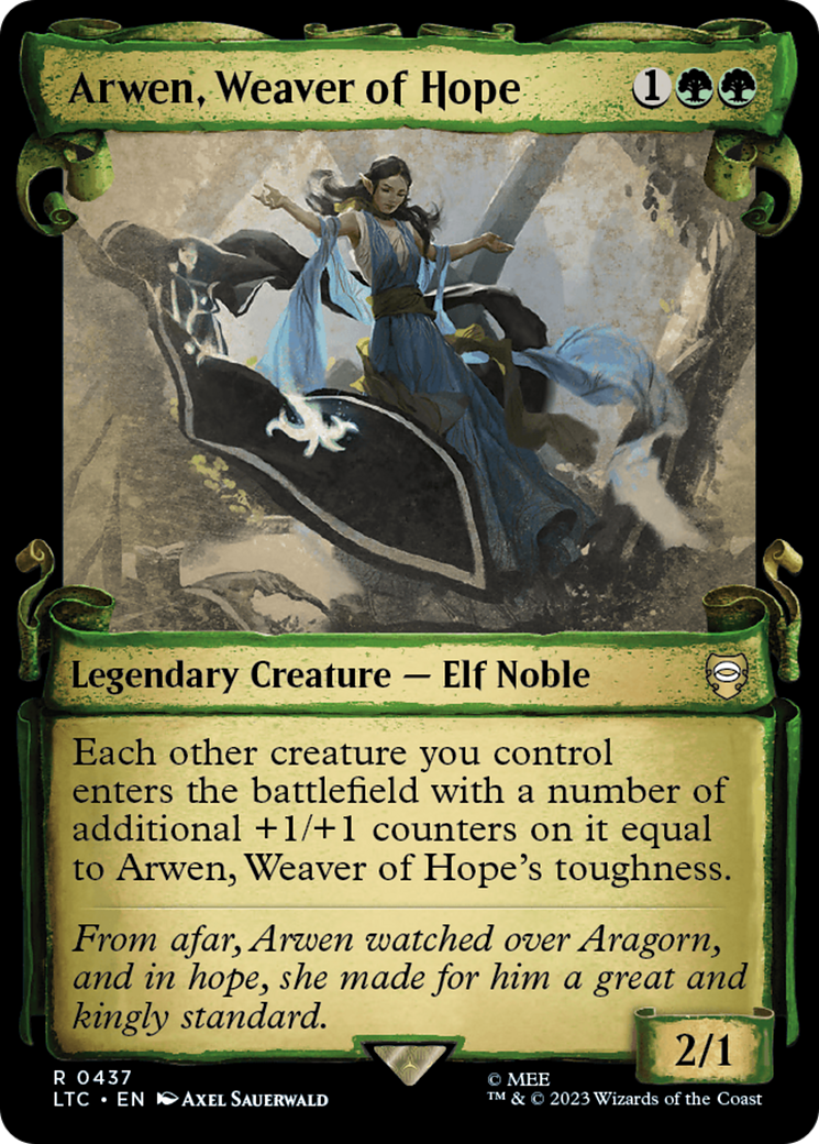 Arwen, Weaver of Hope [The Lord of the Rings: Tales of Middle-Earth Commander Showcase Scrolls] | Card Citadel