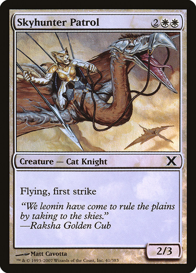 Skyhunter Patrol (Premium Foil) [Tenth Edition] | Card Citadel