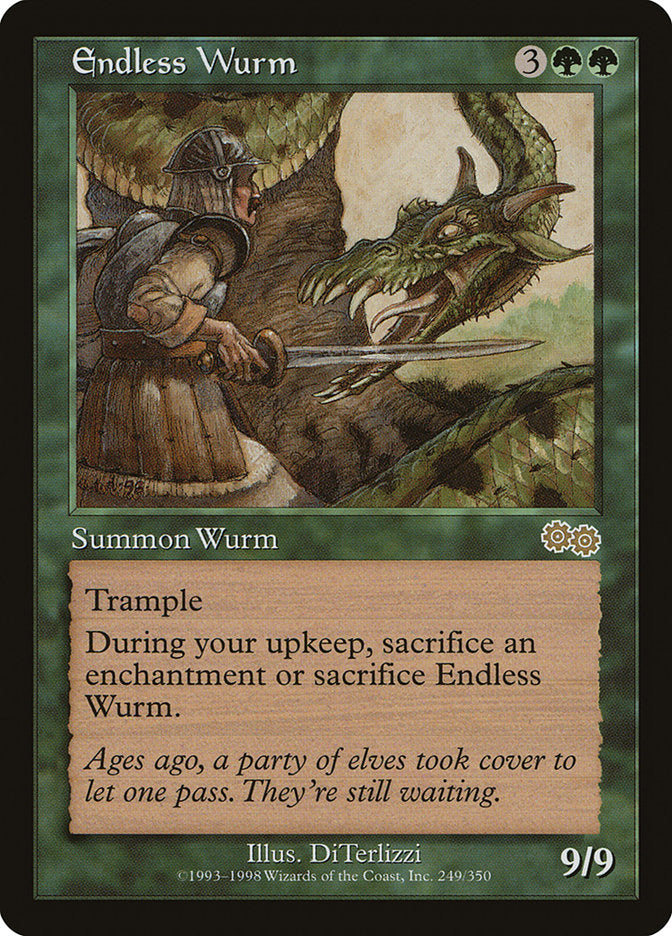 Endless Wurm [Urza's Saga] | Card Citadel