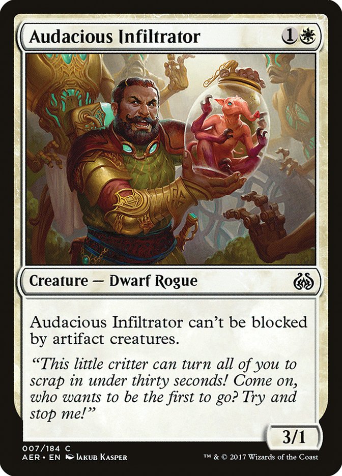 Audacious Infiltrator [Aether Revolt] | Card Citadel