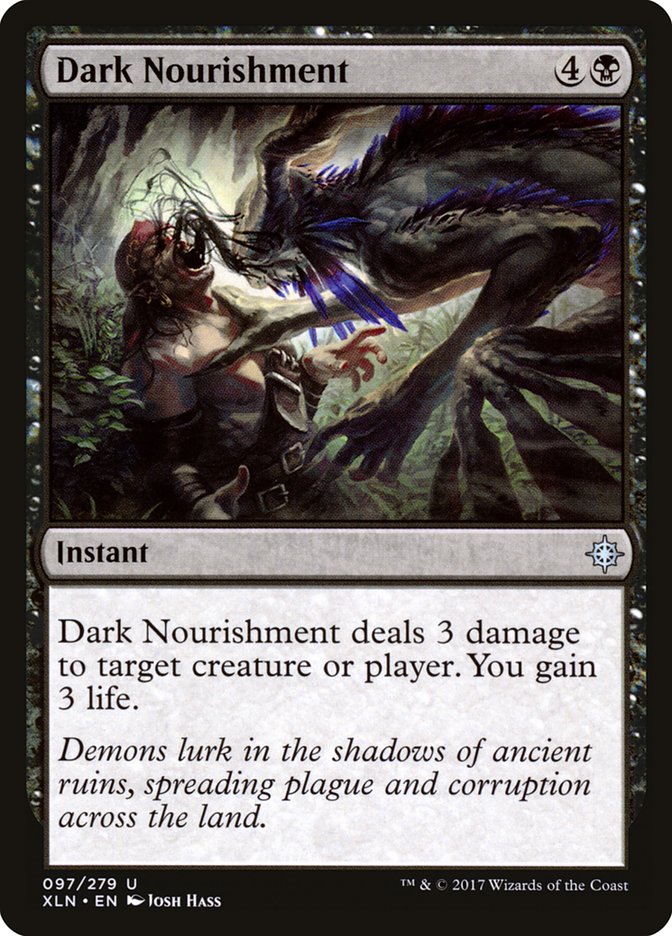 Dark Nourishment [Ixalan] | Card Citadel