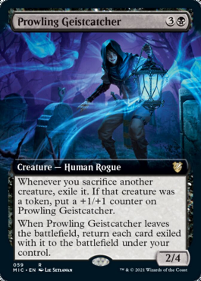 Prowling Geistcatcher (Extended) [Innistrad: Midnight Hunt Commander] | Card Citadel