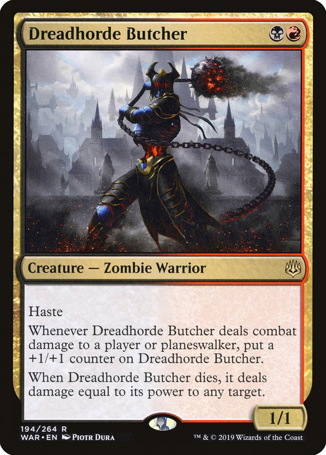 Dreadhorde Butcher [War of the Spark] | Card Citadel