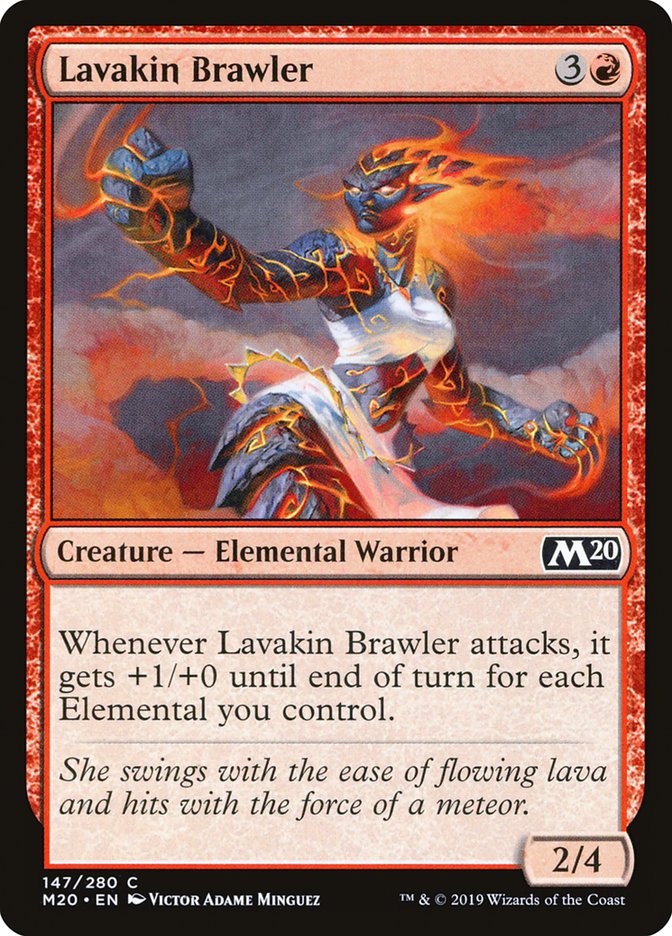 Lavakin Brawler [Core Set 2020] | Card Citadel