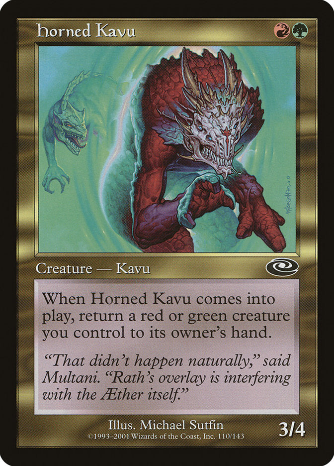 Horned Kavu [Planeshift] | Card Citadel