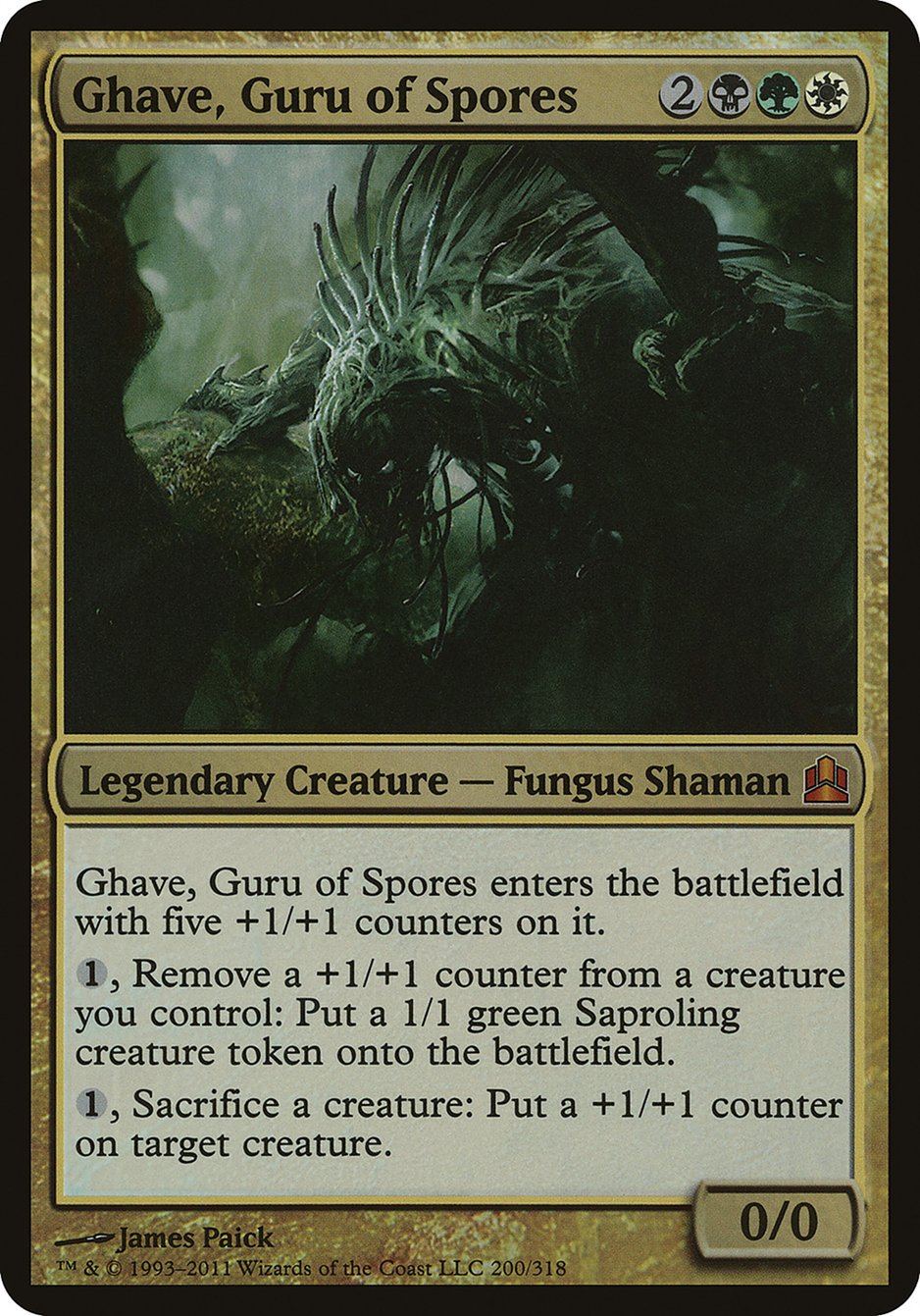 Ghave, Guru of Spores (Oversized) [Commander 2011 Oversized] | Card Citadel