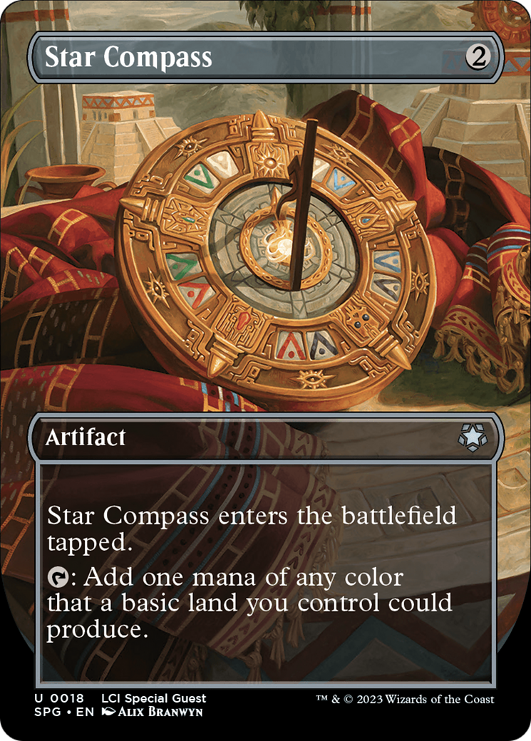 Star Compass (Borderless) [The Lost Caverns of Ixalan Special Guests] | Card Citadel