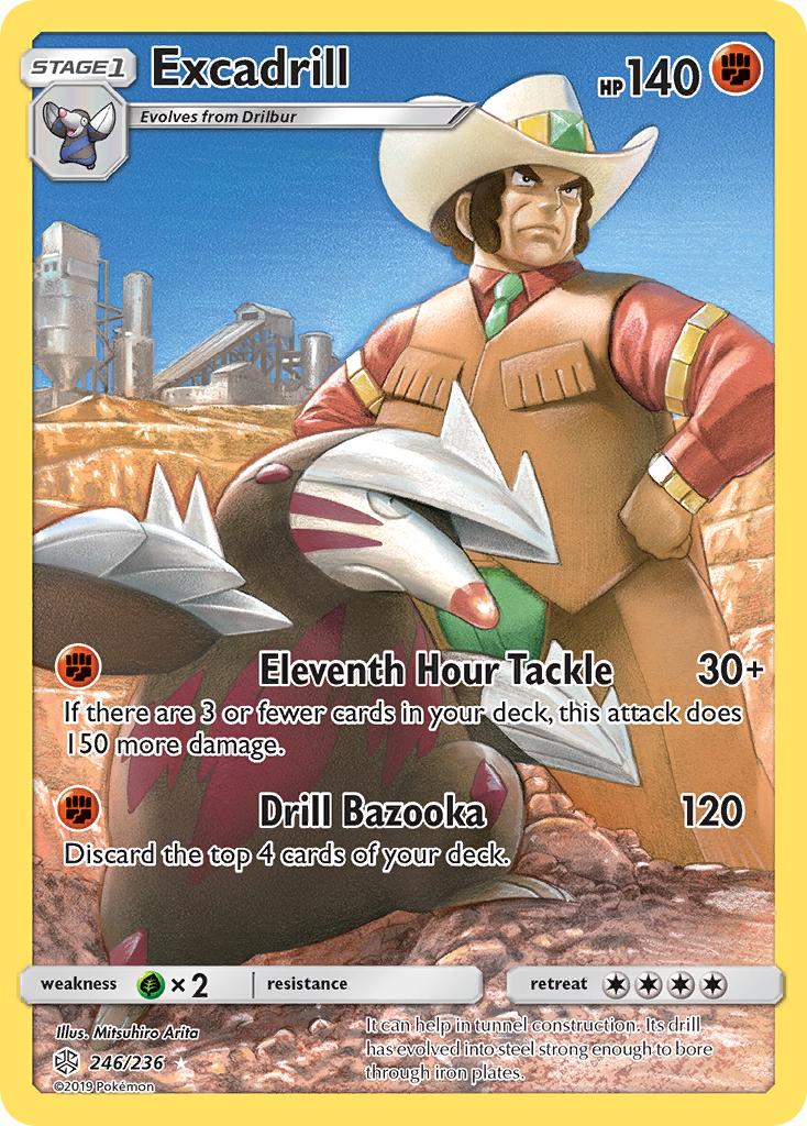 Excadrill (246/236) [Sun & Moon: Cosmic Eclipse] | Card Citadel