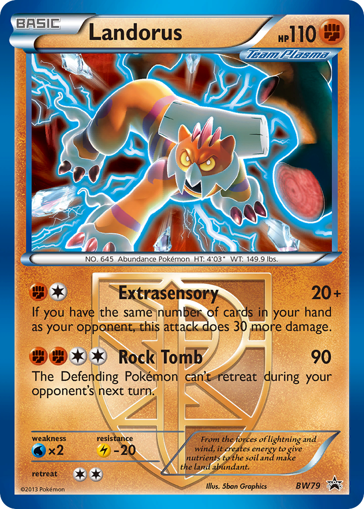 Landorus (BW79) (Team Plasma) [Black & White: Black Star Promos] | Card Citadel