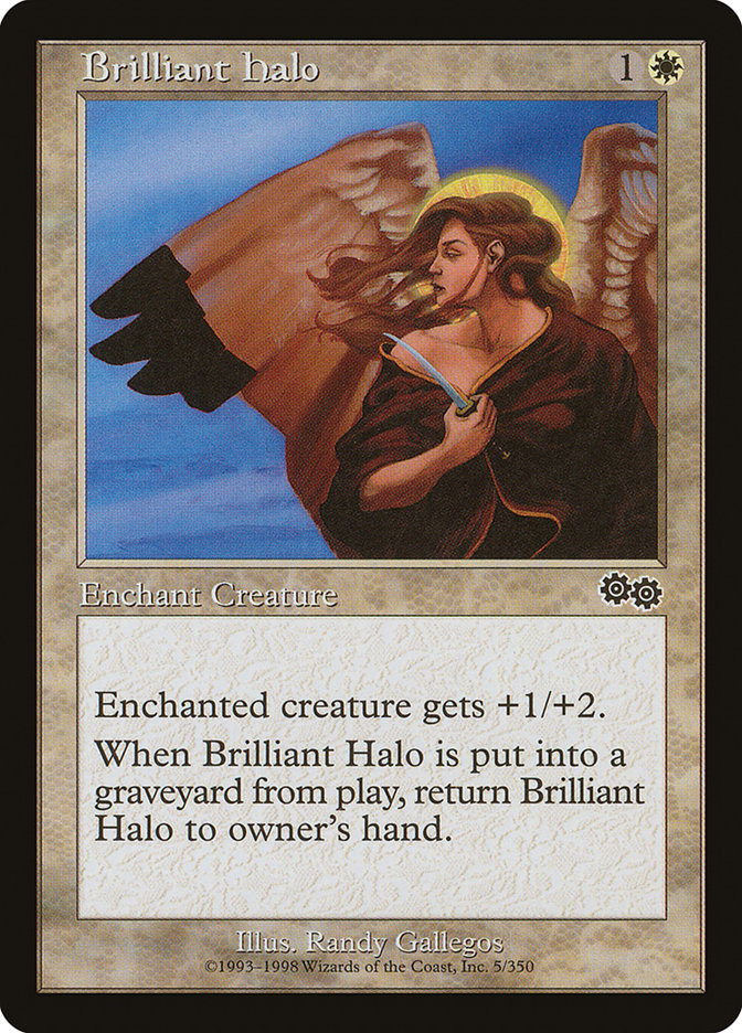 Brilliant Halo [Urza's Saga] | Card Citadel