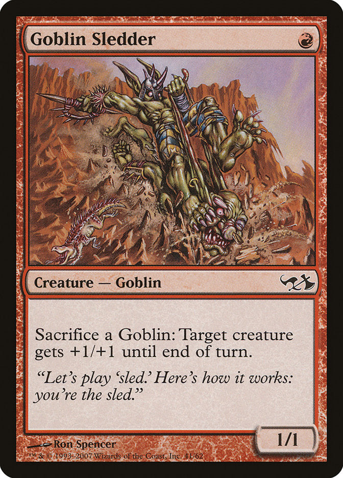 Goblin Sledder [Duel Decks: Elves vs. Goblins] | Card Citadel