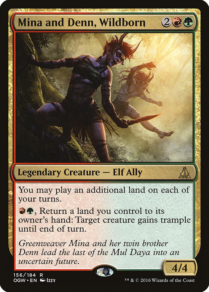 Mina and Denn, Wildborn [Oath of the Gatewatch] | Card Citadel