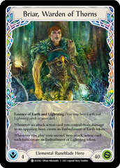 Briar, Warden of Thorns // Titan's Fist [ELE062 // ELE202] (Tales of Aria)  1st Edition Normal | Card Citadel