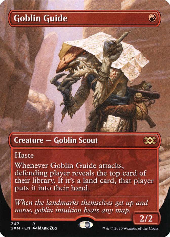 Goblin Guide (Borderless) [Double Masters] | Card Citadel