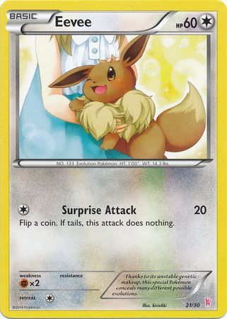 Eevee (21/30) [XY: Trainer Kit - Sylveon] | Card Citadel