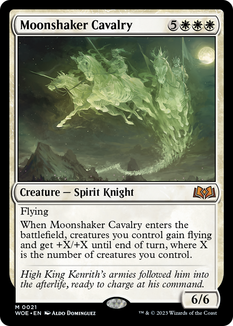 Moonshaker Cavalry [Wilds of Eldraine] | Card Citadel