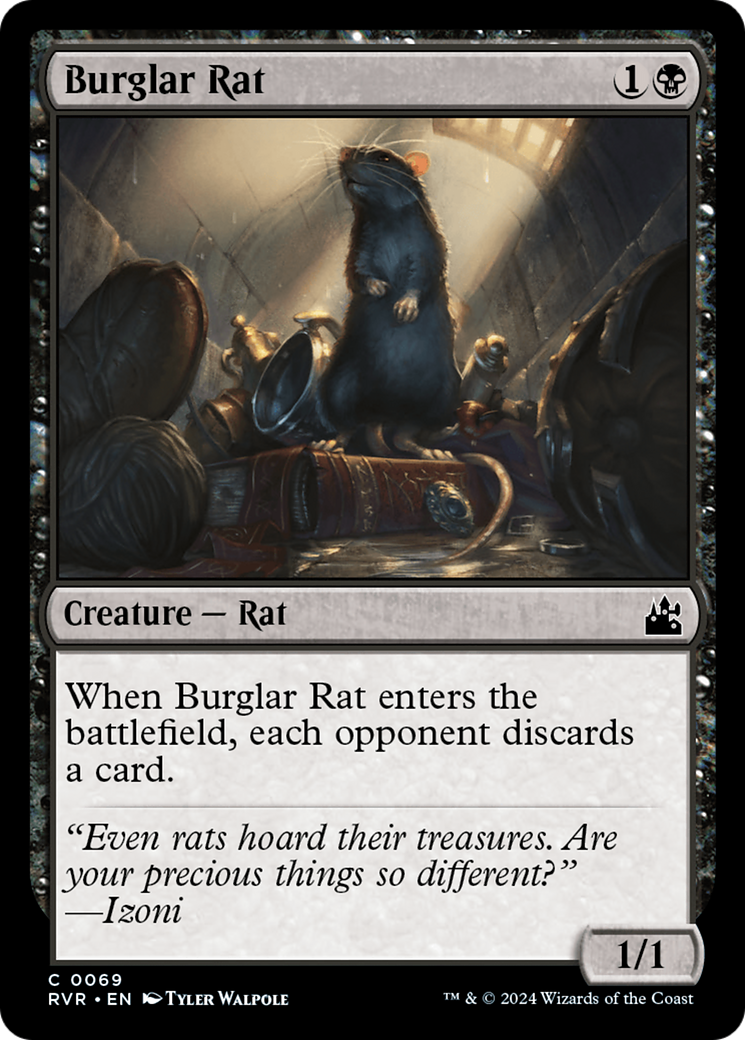 Burglar Rat [Ravnica Remastered] | Card Citadel