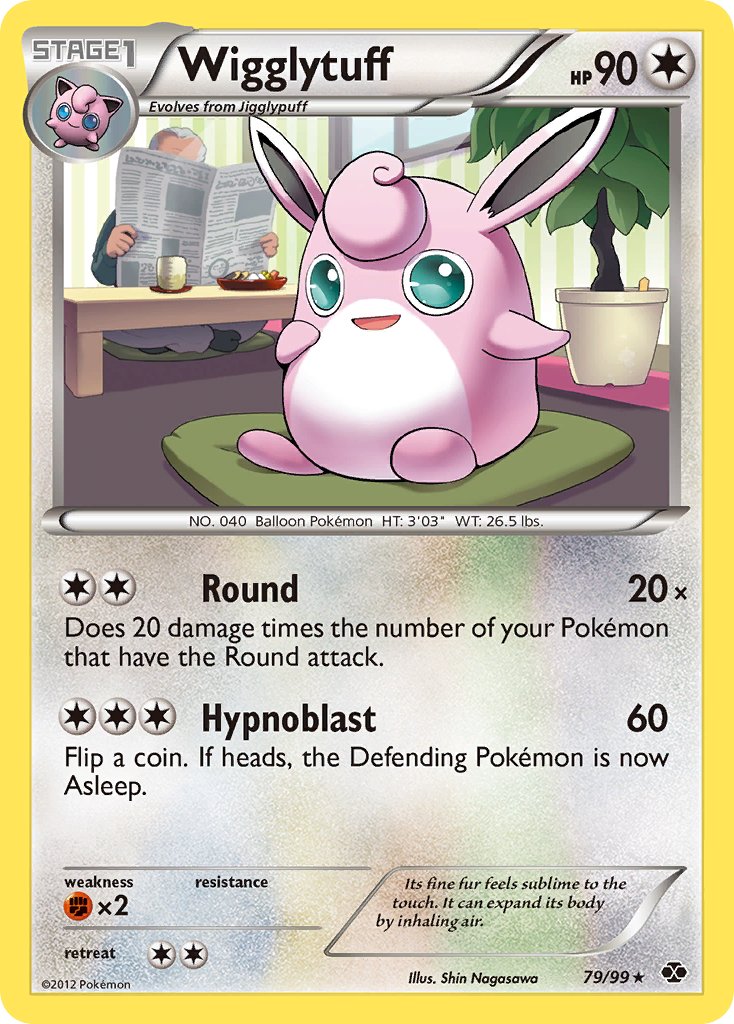 Wigglytuff (79/99) (Cosmos Holo) (Blister Exclusive) [Black & White: Next Destinies] | Card Citadel
