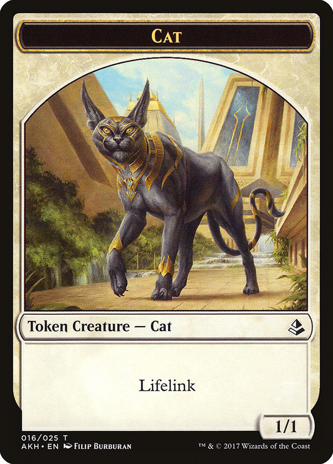 Cat Token [Amonkhet Tokens] | Card Citadel