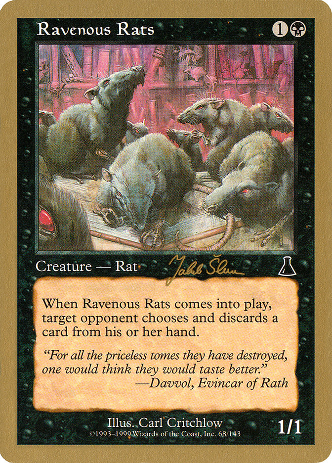 Ravenous Rats (Jakub Slemr) [World Championship Decks 1999] | Card Citadel