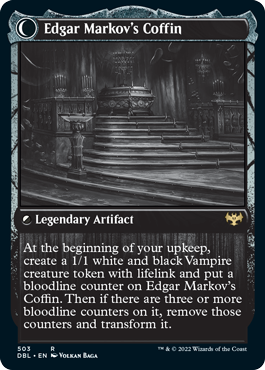 Edgar, Charmed Groom // Edgar Markov's Coffin [Innistrad: Double Feature] | Card Citadel