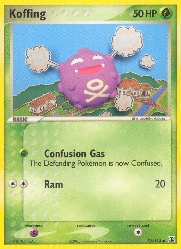 Koffing (72/113) [EX: Delta Species] | Card Citadel