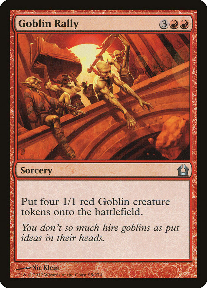 Goblin Rally [Return to Ravnica] | Card Citadel