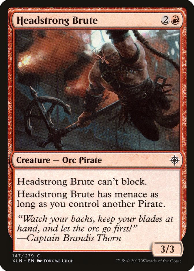 Headstrong Brute [Ixalan] | Card Citadel